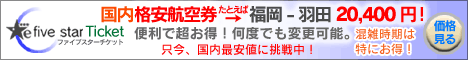 �����i���q�󌔂Ȃ�t�@�C�u�X�^�[�`�P�b�g